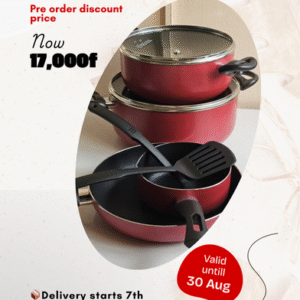 7 pieces non-stick Cookware Set