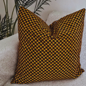 Ankara Print Throw Pillow