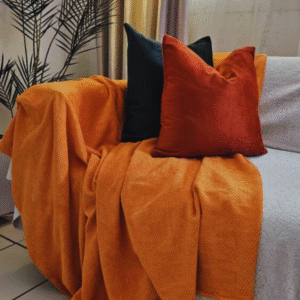 Orange Throw Blanket